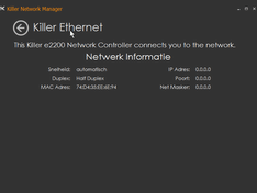 Qualcomm – Killer Network Manager – Killer Ethernet (status)
