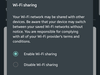 WiFi sharing