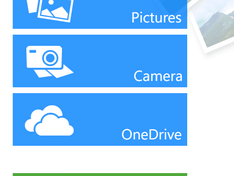 iPrint&Scan WP hoofdmenu