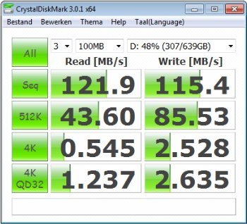 CrystalDiskMark Samsung Spinpoint F3 1TB