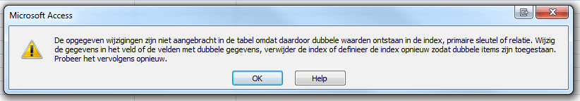 De melding