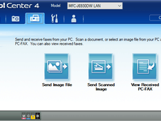 controlcenter4 PC-FAX dialoog
