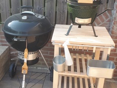 BBQ opstelling