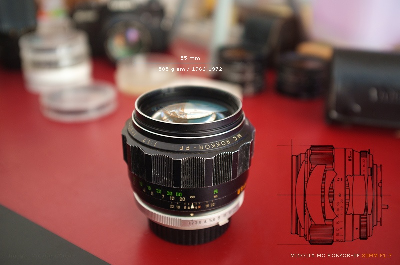 Minolta MC Rokkor-PF 85mm F1.7