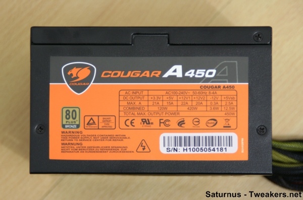 7. Cougar A450 Side A 7. Cougar A450 Side A