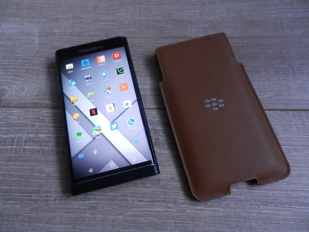 BlackBerry Priv, Leather Pocket, Tan