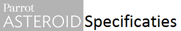 Specificaties Parrot Asteroid Smart