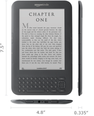 Kindle Keyboard afmetingen