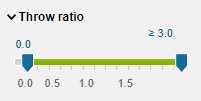 Throw ratio beamers pricewatch