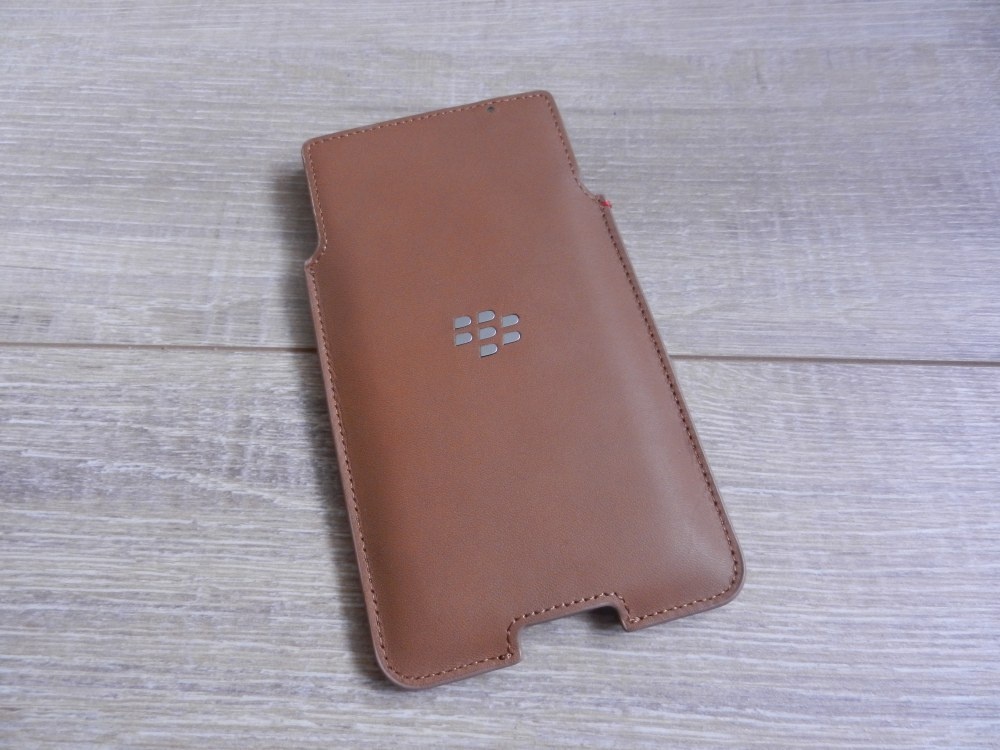 BlackBerry Priv, Leather Pocket, Tan