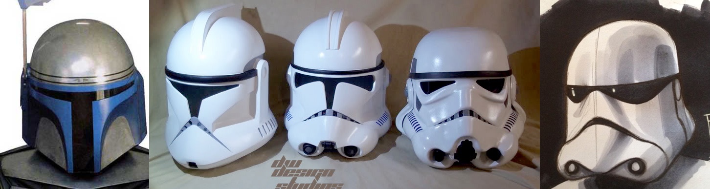 Trooper helm evolutie Trooper helm evolutie