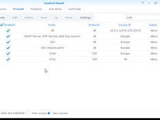 Synologyfirewallsettings
