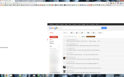 Gmail - scrolling