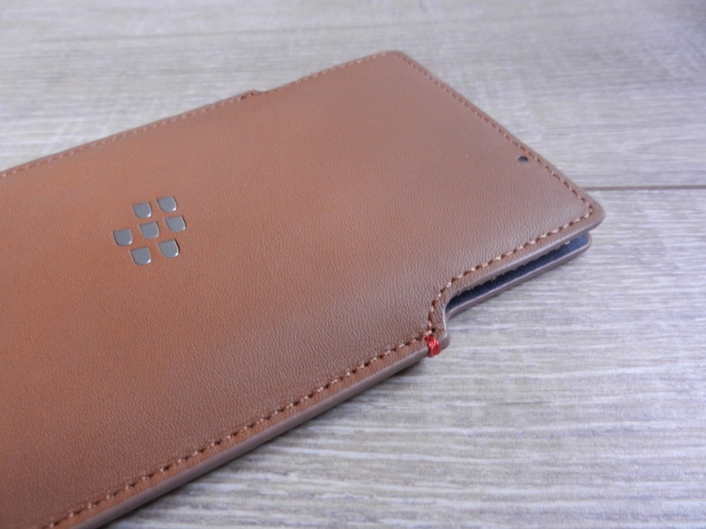 BlackBerry Priv, Leather Pocket, Tan
