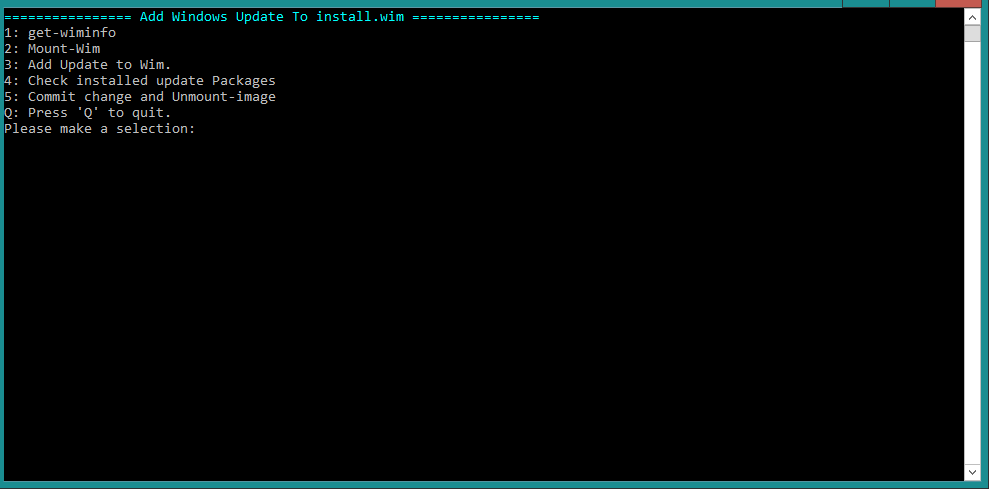 Updatetoinstall.wim_Main_Menu Updatetoinstall.wim_Main_Menu