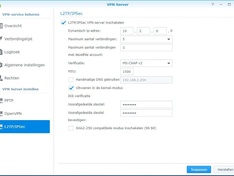 VPN instellingen VPN instellingen