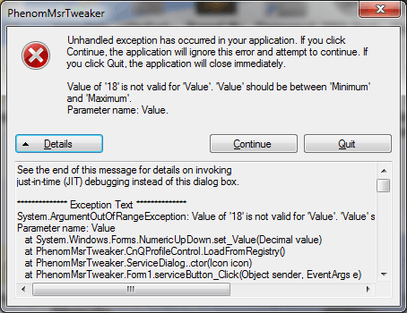 Error PhenomMrsTweaker Error PhenomMrsTweaker