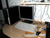 Dedicated Distributed Computing-PC met 18.1" scherm en ruimte ernaast voor reparaties
