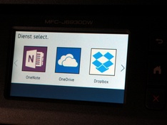 Display selectiemenu webdienst
