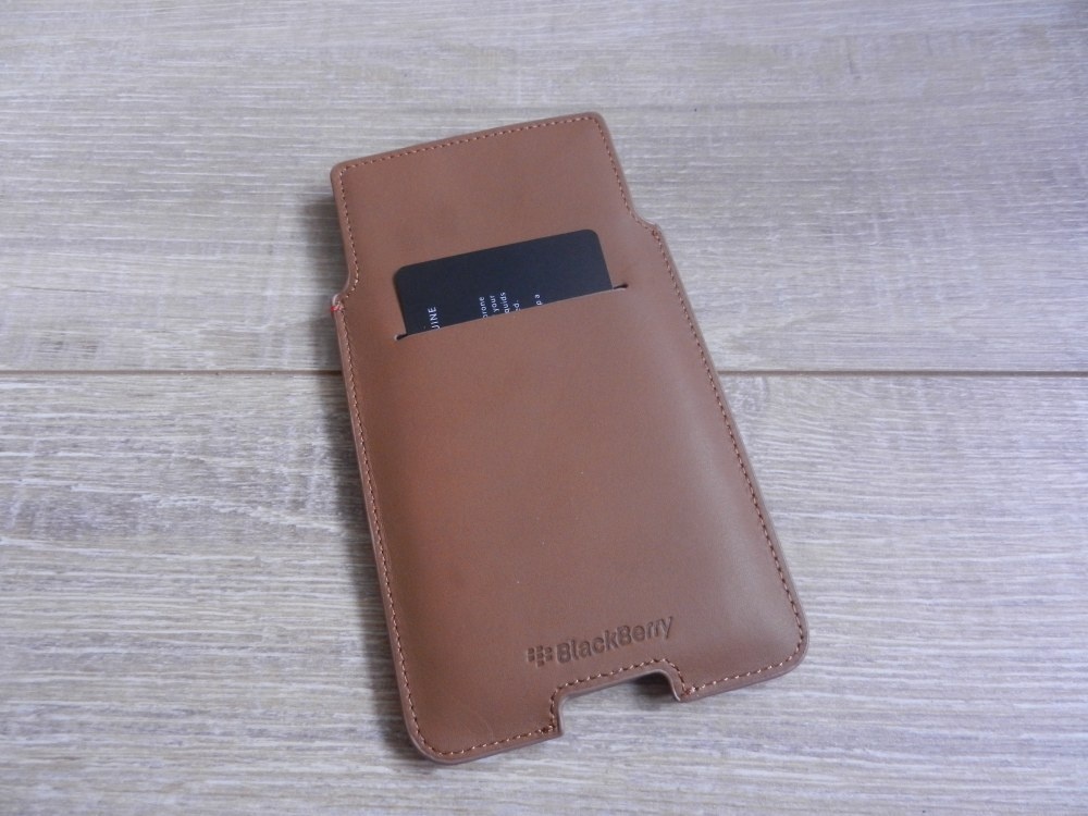 BlackBerry Priv, Leather Pocket, Tan