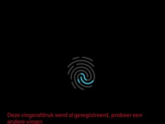 OnePlus 6T-vingerafdrukscanner