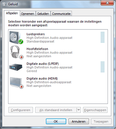 HDMI setting soundcard