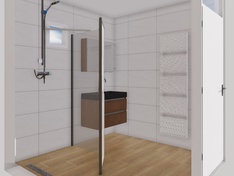 badkamer vanaf wc