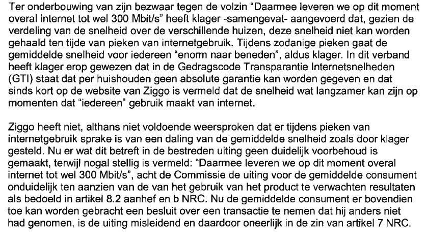 Ziggo 300 Mb RCC