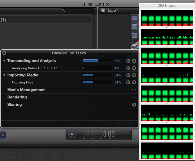 Multithread renderen MBP FCPX