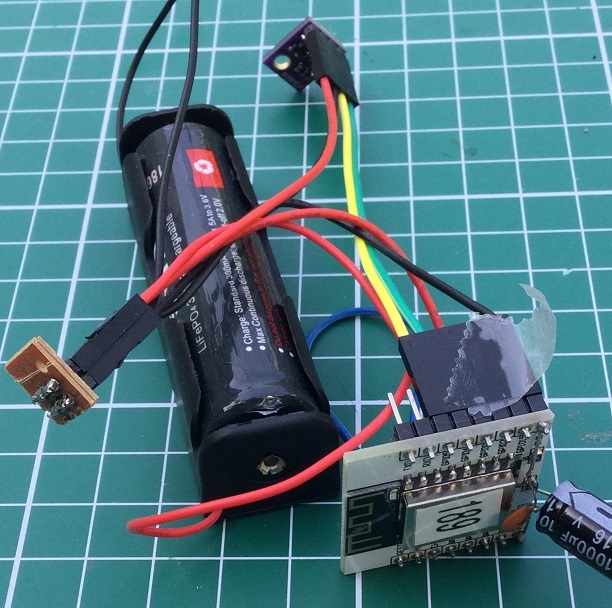 LiFePo4 met bare ESP8266 en BME280