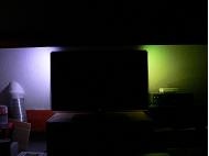 Ambilight in het donker (geen beeld)