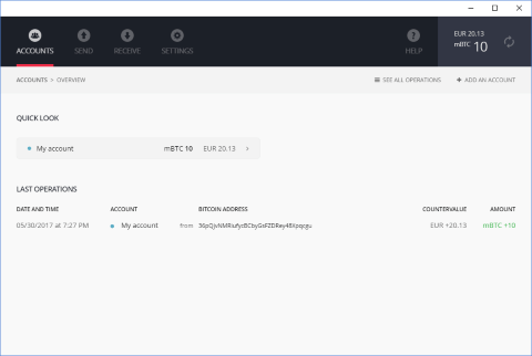 Ledger Nano S software