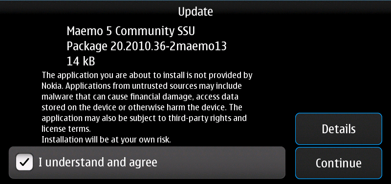Nokia N900 $#@! update 1/4