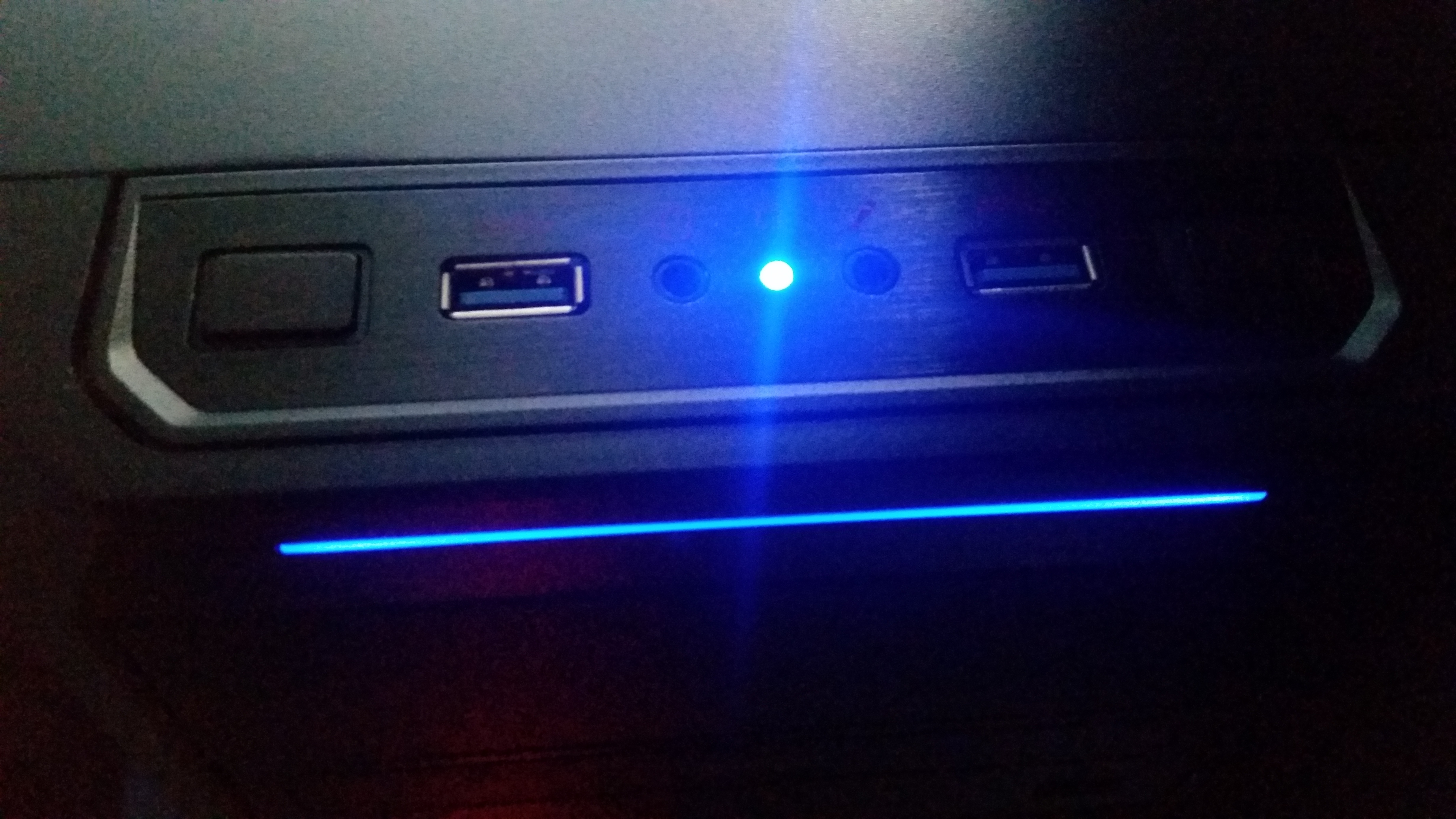 Blauwe power led