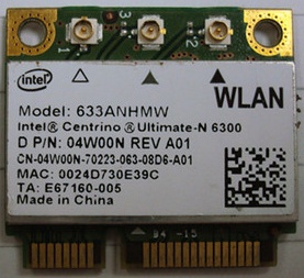 Intel Centrino Ultimate-N 6300 AGN
