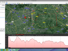 Screenshot hoogtepforiel google earth