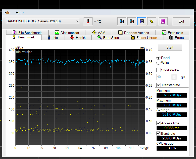HD-benchmark ssd