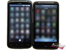 HTC Sensation vs. Desire HD (front)