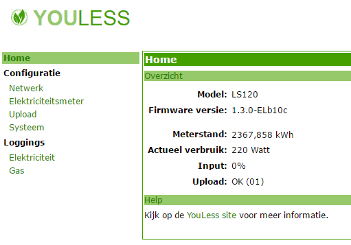 Youles LS120 - Webinterface