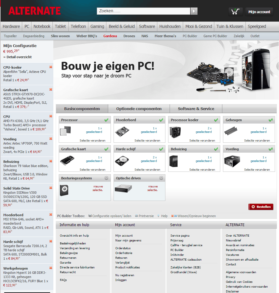 Wat is jouw ideale PC voor 999 euro?