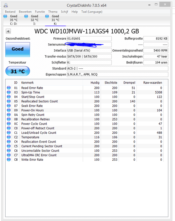 WD elemts 1 TB