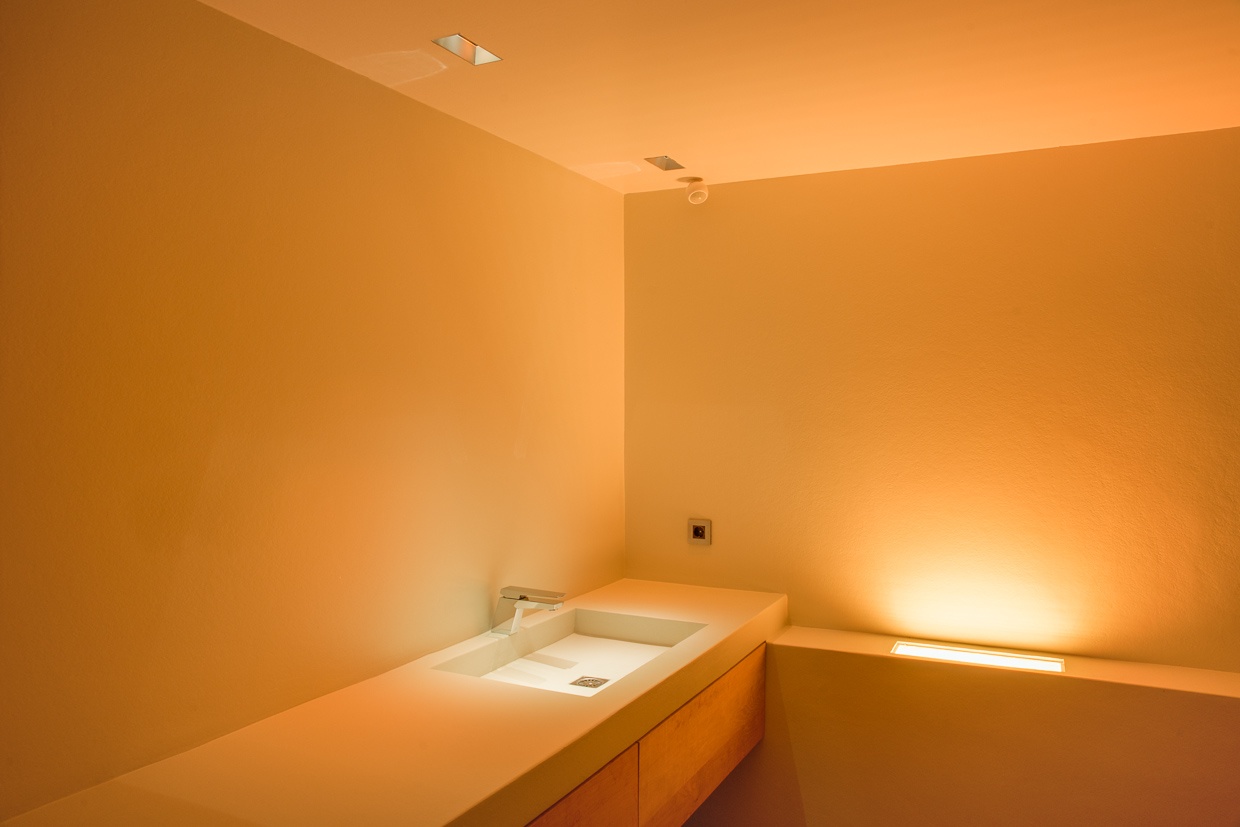Ledverlichting badkamer gastenverblijf