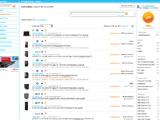 Screenshot van onze nieuwe zoekinterface