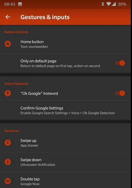 Nova Settings Nova Settings