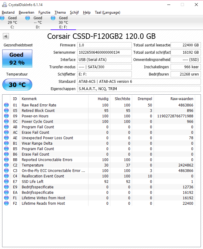Corsair F120GB