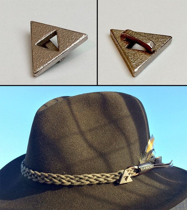 Triforce hat pin