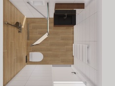 bovenaanzicht badkamer