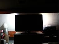 Ambilight in het donker (geen beeld)
