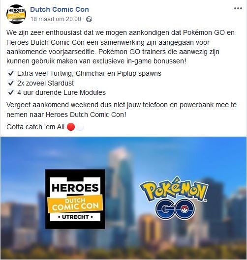 Pokemon Dutch Comic COn