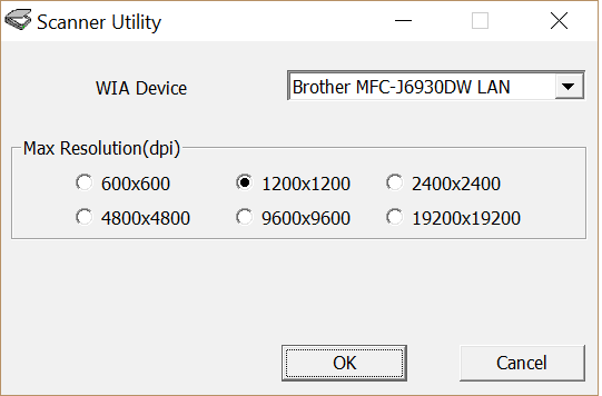 Brother scanner utility